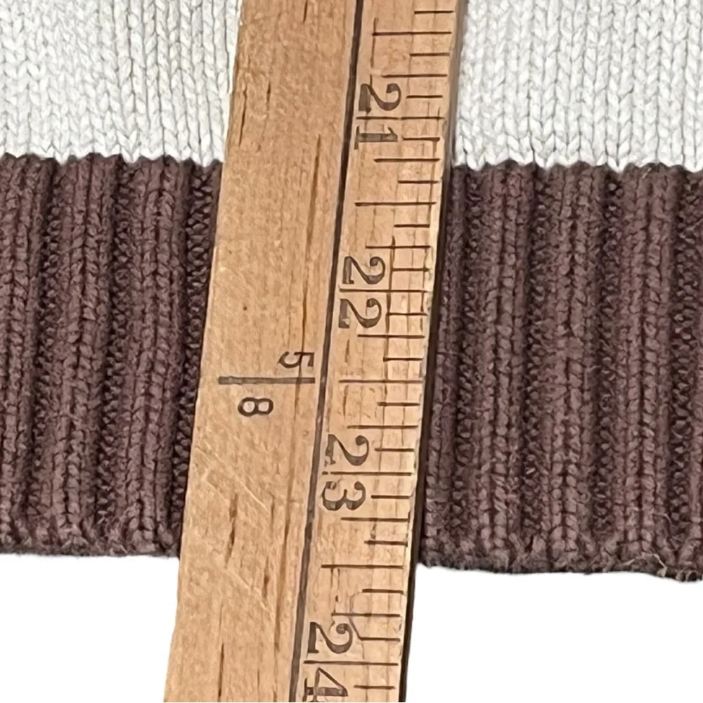 John Galt Cream & Brown Brianna Striped Sweater - Picture 15 of 15